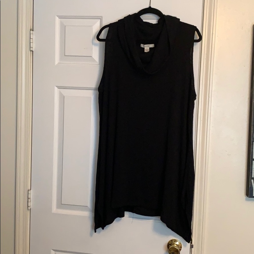 Cowl neck tank top